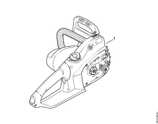 Electrosierras (MSE) MSE 230 C-BQ Níºmero de máquinaÂ  de la marca Stihl